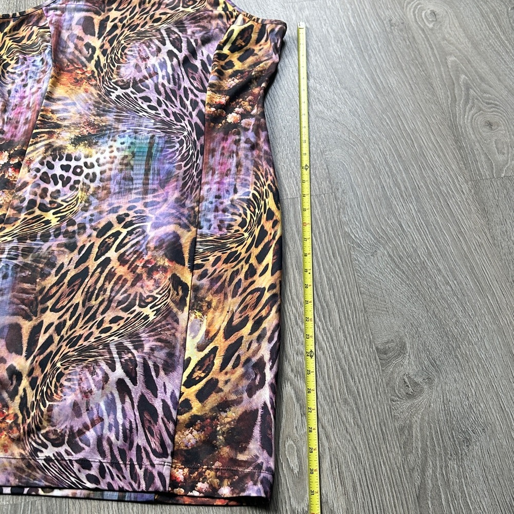 Animal Print Sleeveless Bodycon Dress - Picture 7 of 11